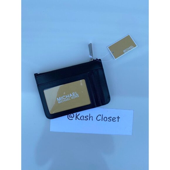 Michael Kors bag & wallet bundle mercer messanger medium & key chain card Black - Picture 12 of 12